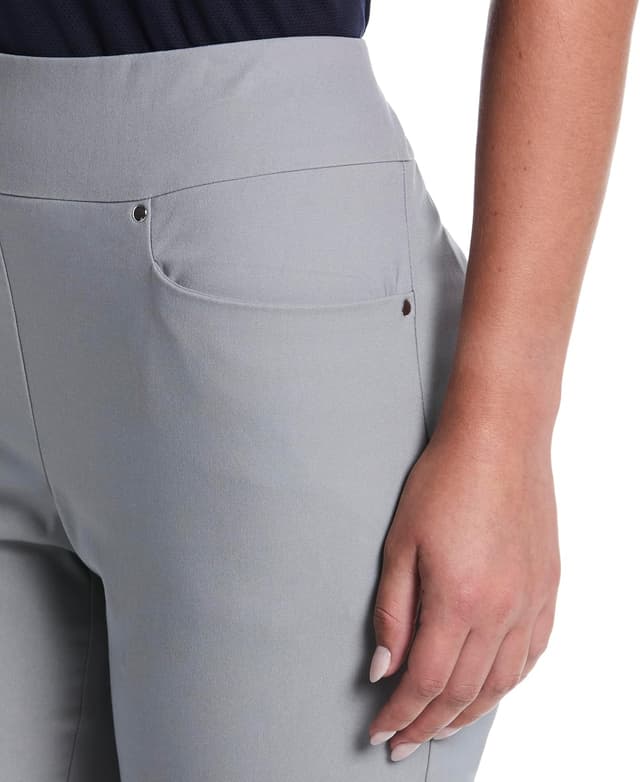 Detalle de PGA Tour Women’s Stretch Golf Pants with Tummy Control, Moisture-Wicking & UV Protection