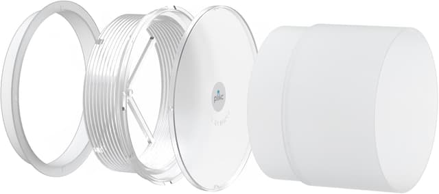 Detalle de Plikc NIC120 Bouchon pour climatiseurs – trou de 120 mm, thermoplastique transparent