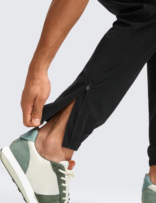 Detalle 2 de CRZ YOGA Pantaloni sportivi da corsa leggeri da uomo Nero (XL)