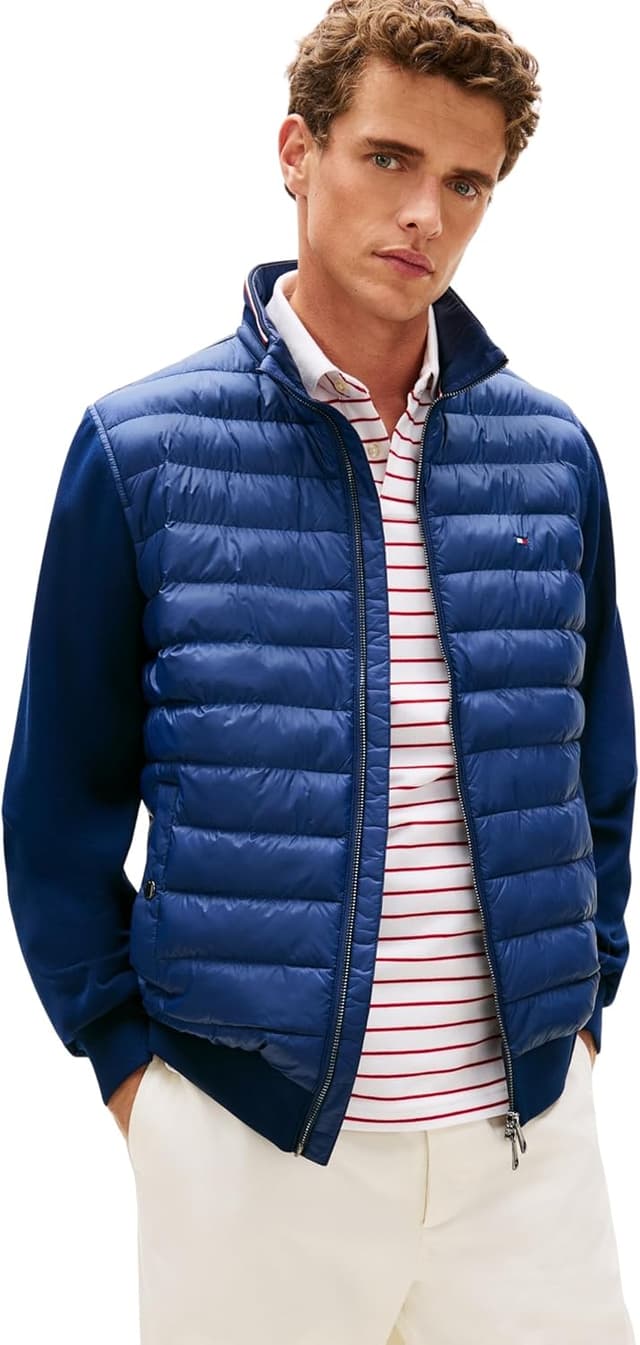 Detalle de Tommy Hilfiger felpa con zip uomo