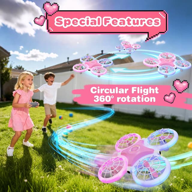 Detalle 2 de HOTOIQ Mini Drone 3 batteries, obstacle avoidance 🚁