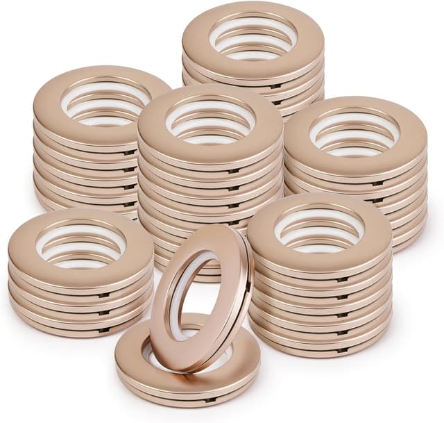 Imagen de WCIC Anneaux Rideau 40mm Œillets pour Tringle Café 32 pièces en OfertitasTOP