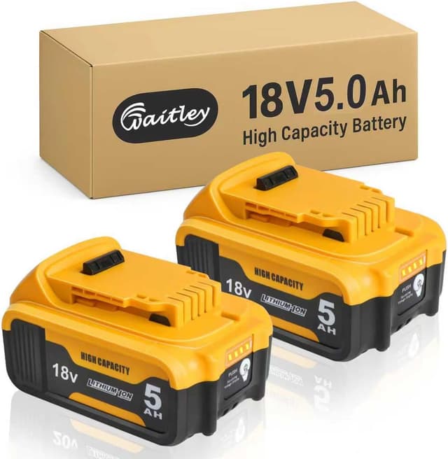 Imagen de Waitley 18V 5.0Ah Replacement Battery for DeWalt drills en OfertitasTOP