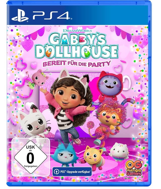 Detalle de Gabbys Dollhouse: Bereit für die Party – PS4-Spiel für lokale Koop-Runden