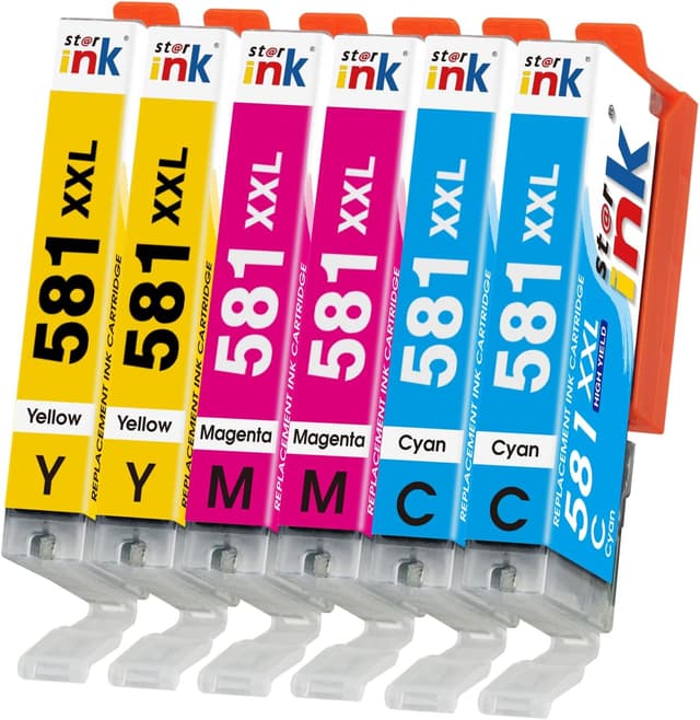 Detalle 2 de starink CLI-581XXL Cartuchos de Tinta Compatibles para Canon