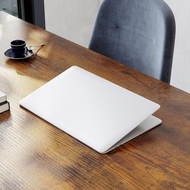 Detalle de ODK Kleiner Schreibtisch 100×48 cm – kompakter Computertisch für Homeoffice & kleine Räume (braun)