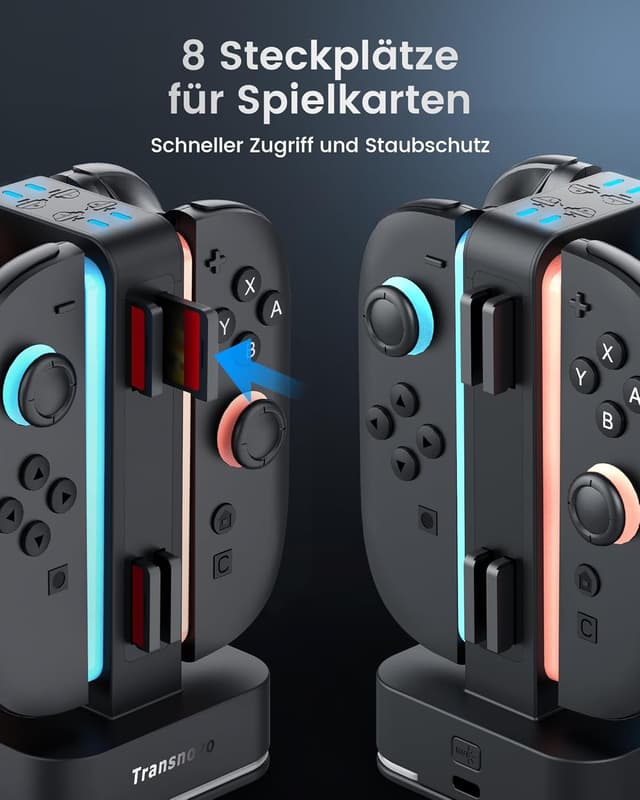 Thumbnail 5 de TRANSNOVO Ladestation für Nintendo Switch 2 4‑fach