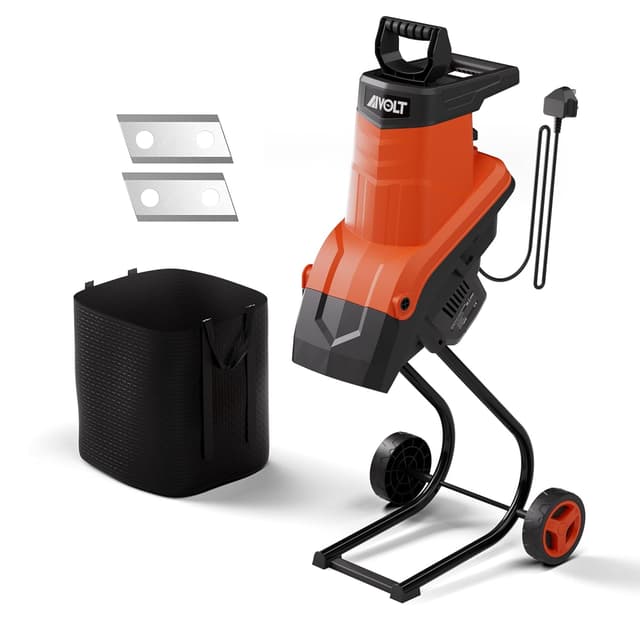 Detalle de AIVOLT 2500W garden shredder with 50L bag 🌳