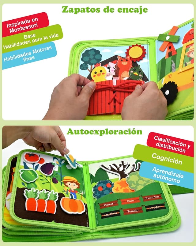 Thumbnail 4 de Meafeng Montessori 20 en 1 Busy Board