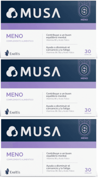Detalle de Musa Meno suplemento menopausia 3x30 cápsulas