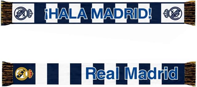 Detalle 2 de Real Madrid CF Reversible Soccer Scarf by Icon Sports — Unisex Adult Fan Scarf