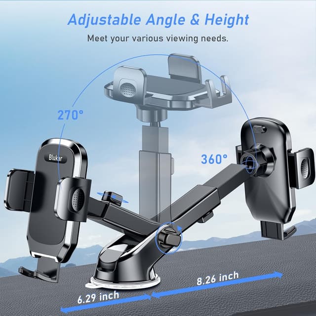 Thumbnail 4 de Blukar Car Phone Holder 360° rotation