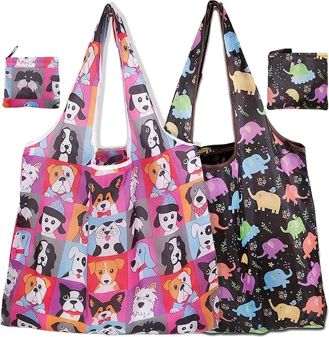 Detalle de BOBOZHONG Bolsas de Compras Reutilizables 2Pcs