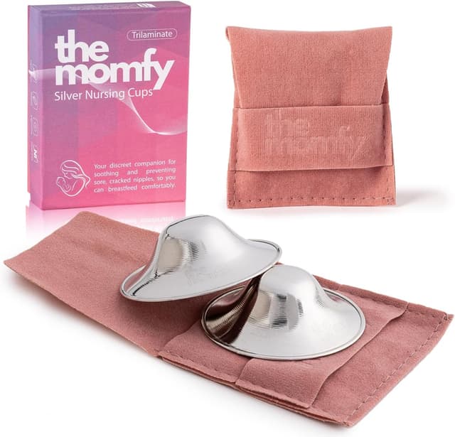 Imagen de MOMFY Silver Nursing Cups 1 pair — nipple shields 🩺 en OfertitasTOP
