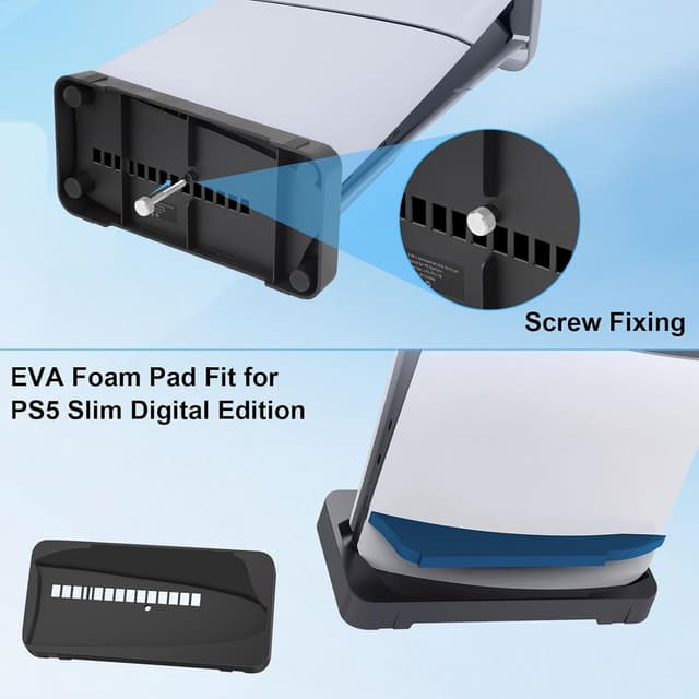 Detalle 2 de EEEKit Ständer für PS5 Slim horizontal/vertikal