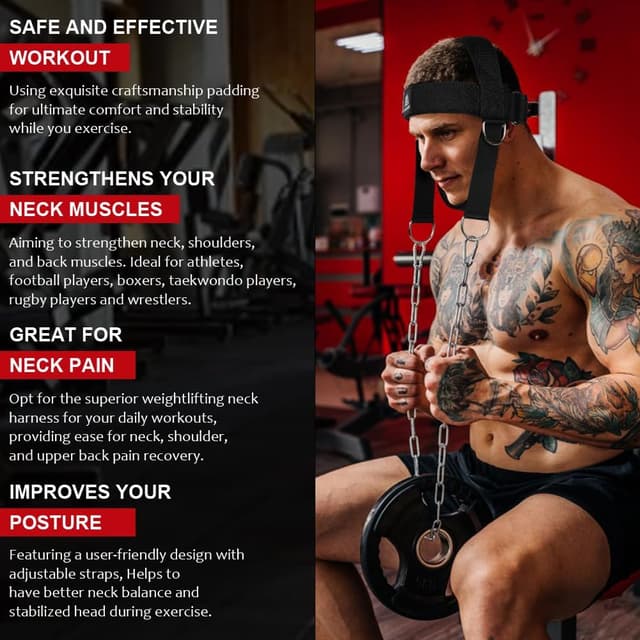 Detalle 1 de flintronic Arnés de Cabeza cuello ajustable