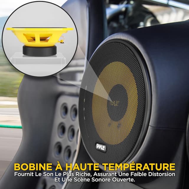 Thumbnail 3 de Paire midbass 16,5 cm Pyle 400 W