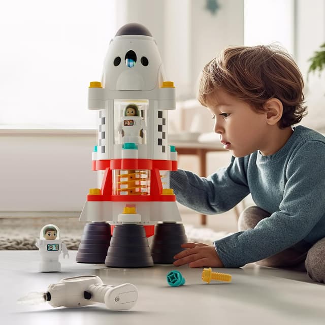 Imagen de iPlay iLearn Rocket Spaceship Toy for Ages 3–8 🚀 en OfertitasTOP