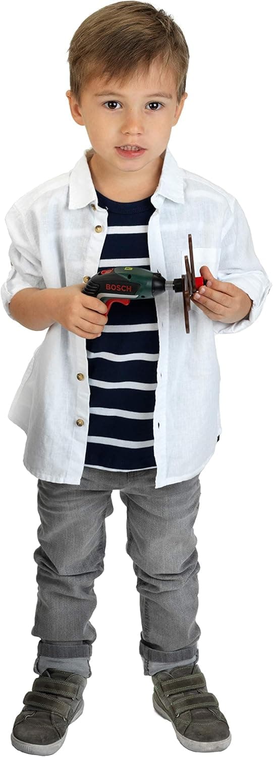 Detalle 2 de Theo Klein 8395 Werkzeugkoffer-Set „Bosch Grand Prix“ mit Ixolino-Akkuschrauber