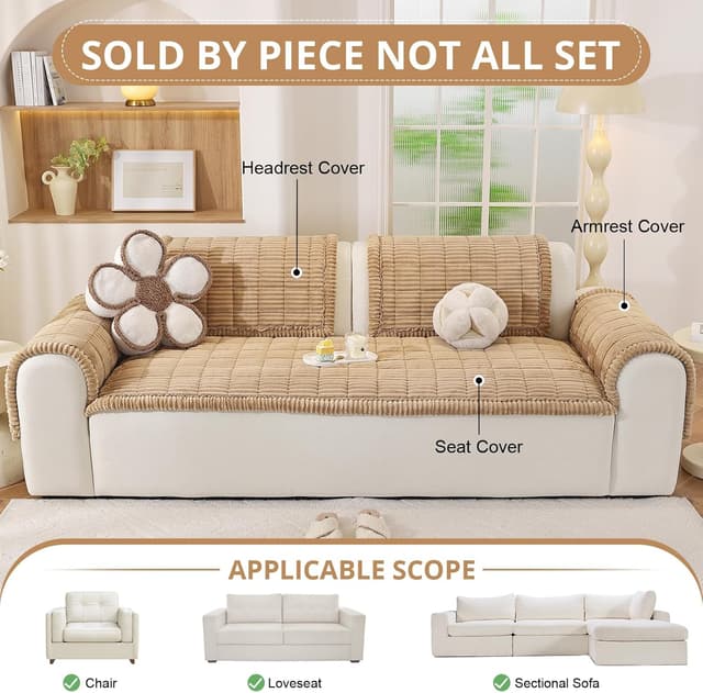 Thumbnail 3 de Couch Cover for Dogs L-Shape 27.6"x47.2" 🛋