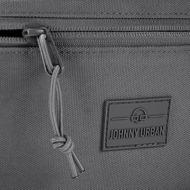 Detalle de Johnny Urban Marsupio Erik Large grigio scuro, idrorepellente (3 litri) uomo e donna