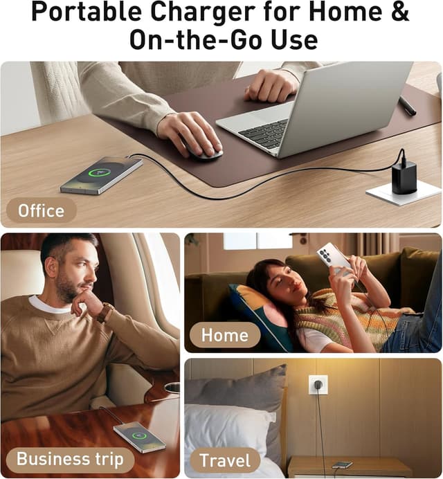 Thumbnail 3 de 45W Cargador USB C PD 3.0 para Samsung e iPhone