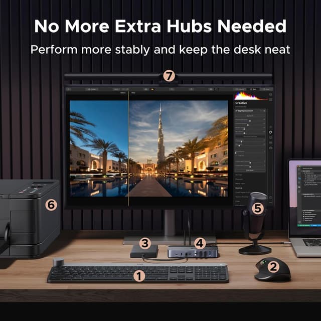 Detalle 2 de UGREEN USB Switch 5 Gbps 2×PC