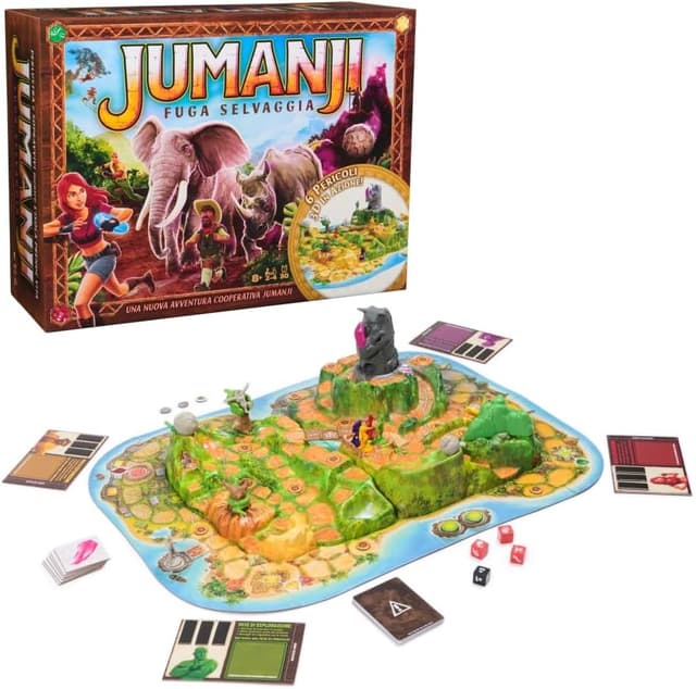 Detalle 2 de Jumanji Stampede Family Game von Spin Master Games (EIT)