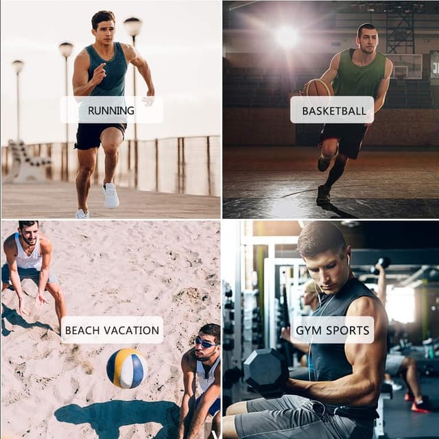 Detalle de MEETYOO canotte uomo senza maniche per palestra e corsa