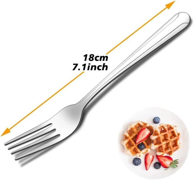 Detalle de Hunnycook Forks Set of 24 stainless steel dinner forks