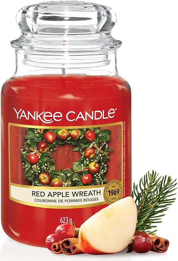 Detalle de Yankee Candle Red Apple Wreath 150 h 🕯