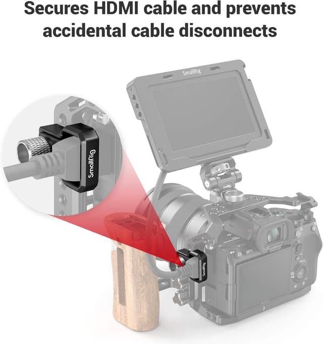 Thumbnail 5 de SMALLRIG 3000 serre-câble HDMI pour Sony A7 V