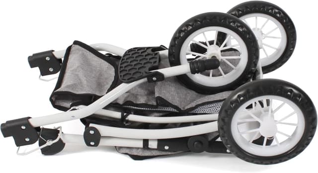 Thumbnail 3 de Bayer Chic 2000 Puppenwagen Leon – Jogging Buggy 3 Räder für Kinder von 4 bis 8 Jahren (Jeans grau)