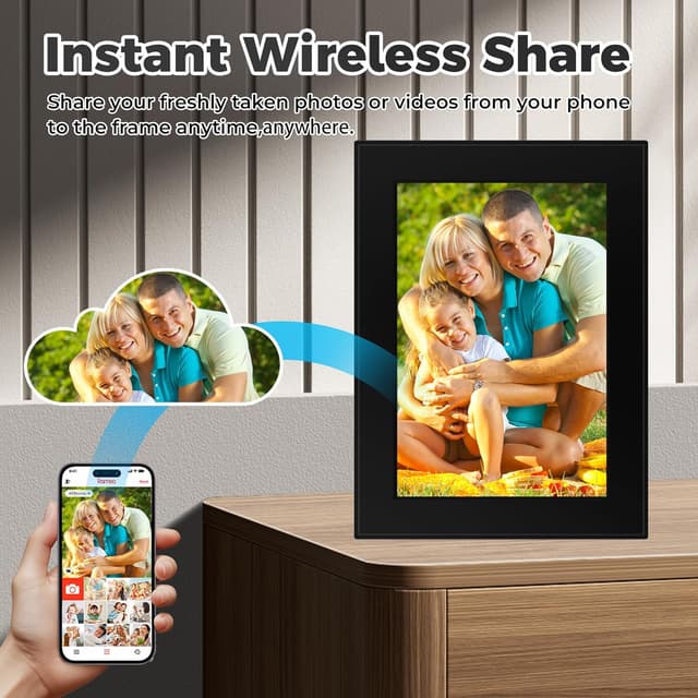 Thumbnail 5 de Frameo 10.1 Inch Digital Photo Frame 32GB