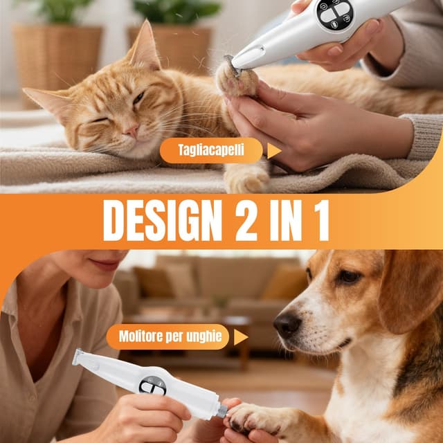 Thumbnail 1 de Mcbazel Kit di Toelettatura Elettrico 2-in-1 🐾