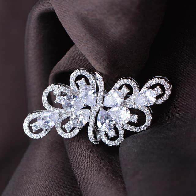 Thumbnail 3 de Deyanse Silber Brosche Damen 5,35 cm