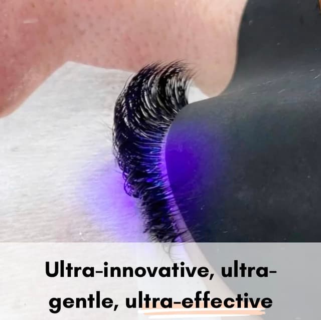 Detalle de Colle UV pour extensions de cils — séchage en 0,1 seconde, étanche jusqu’à la chute des cils (5 ml, transparent black)