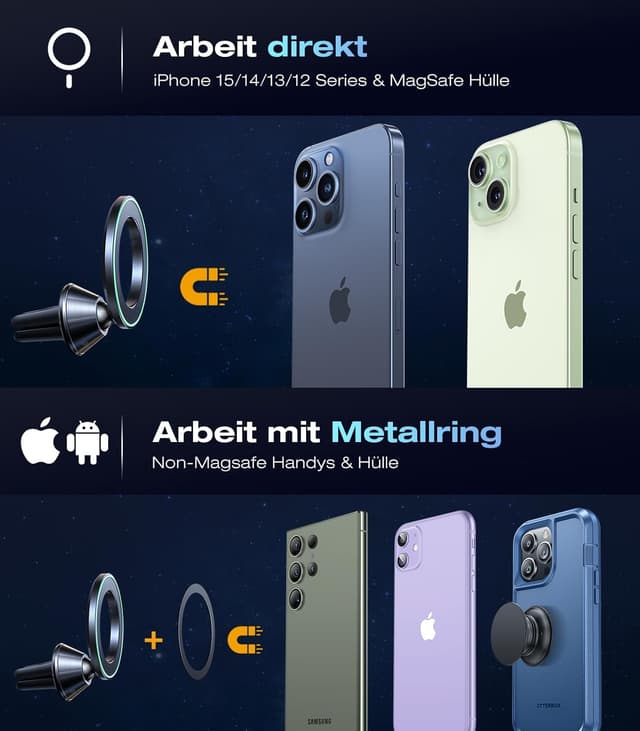 Thumbnail 5 de VICSEED Vollmetall Magnethalterung 26 N55