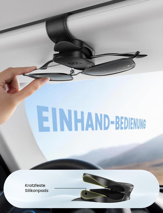 Thumbnail 2 de Lamicall Brillenhalter Auto Sonnenblende Einhand