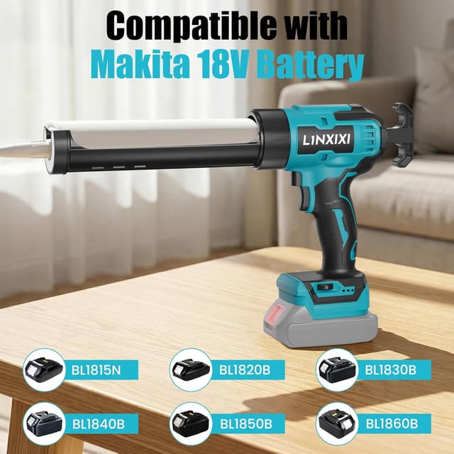 Thumbnail 6 de Akku Kartuschenpresse kompatibel mit Makita 18V (inkl. LED, regelbare Geschwindigkeit, Anti-Tropf)