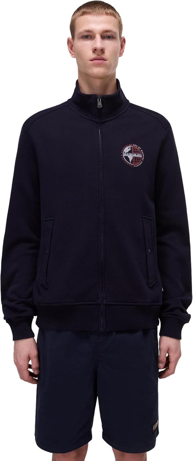 Imagen de Napapijri Felpa con zip Beril in cotone en OfertitasTOP