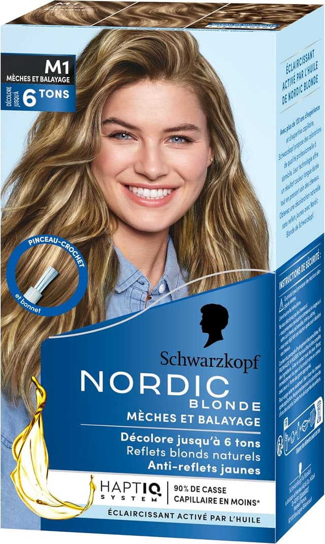 Detalle de Schwarzkopf Nordic Blonde M1 6 tons 🌟