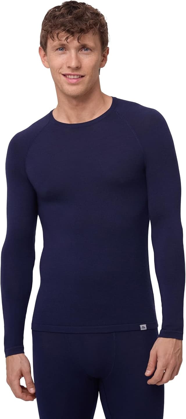 Thumbnail 4 de DANISH ENDURANCE Maglia termica uomo in lana merino manica lunga per sci