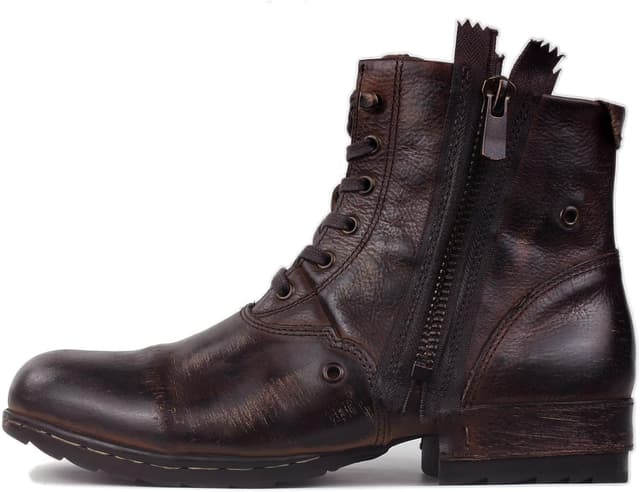 Detalle de OSSTONE OS-5008 Retro Chukkastiefel Leder