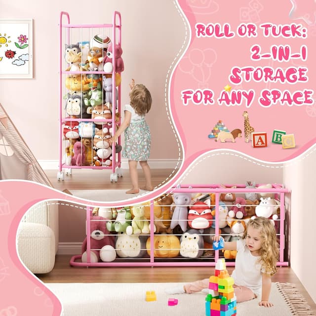 Thumbnail 5 de Oneyus Stuffed Animal Storage 53.5 in
