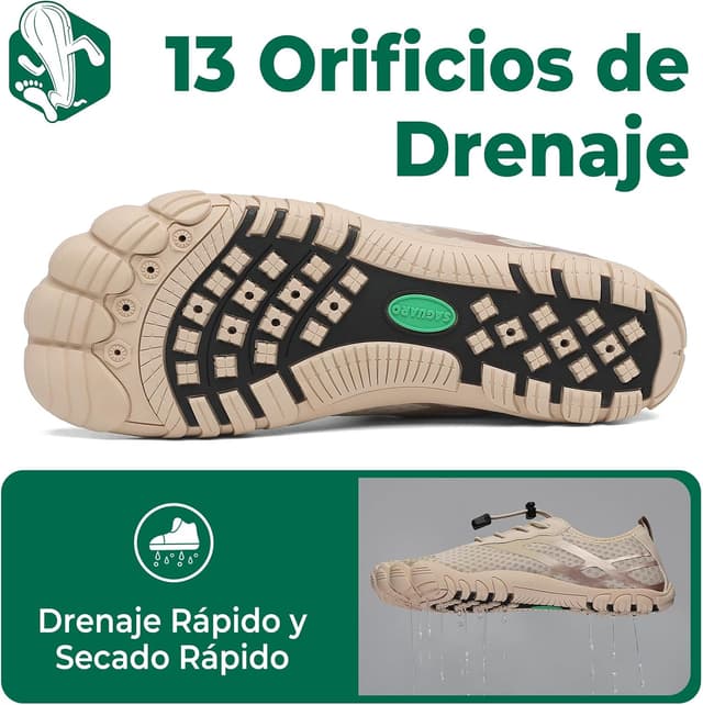 Thumbnail 3 de SAGUARO Escarpines Barefoot secado rápido 36-48