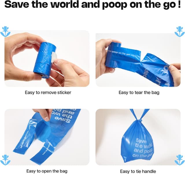 Detalle 2 de Deo Doo dog poop bags 108 count