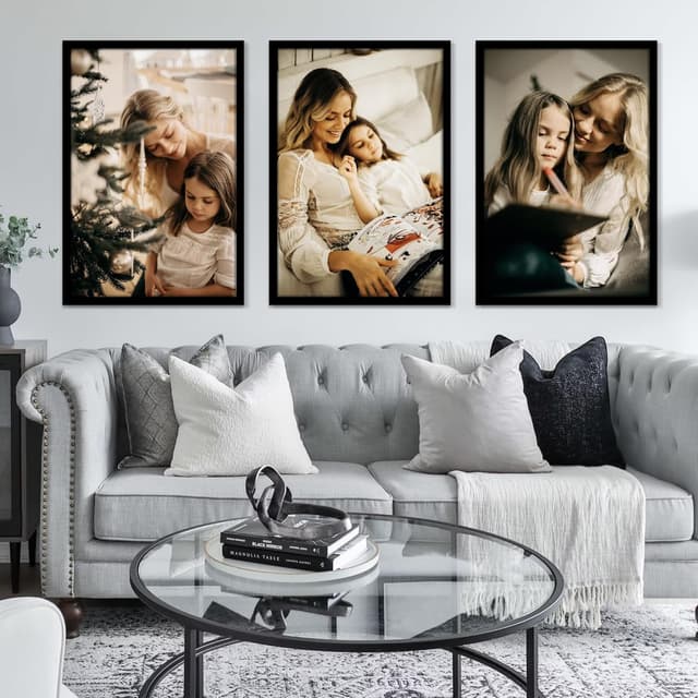 Detalle 1 de Tinkeps 3er Pack Bilderrahmen 20x30 cm Schwarz