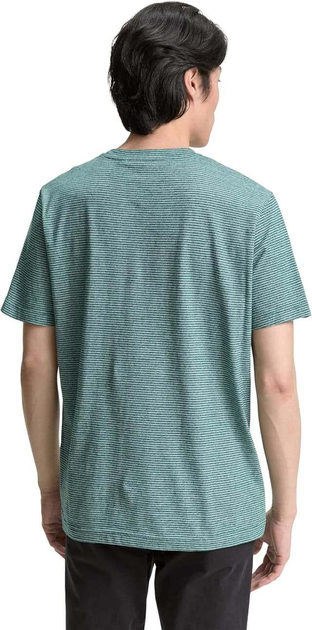 Detalle de TOM TAILOR 1046803 T-Shirt da uomo a maniche corte: comoda tutti i giorni