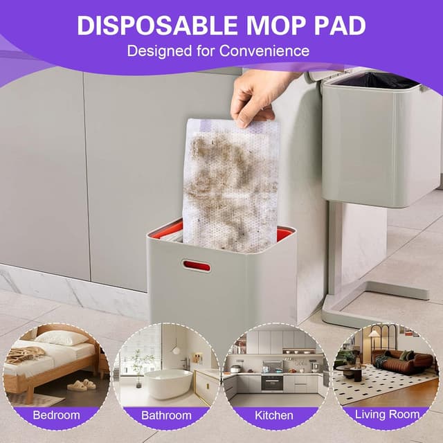 Thumbnail 4 de Mop Pads Refills Compatible with WetJet 100 pack 🧹